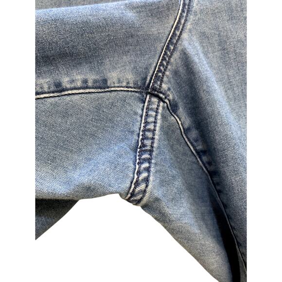 Coldwater Creek CWC Jeans 24W Blue Light Wash Straight Leg Classic Waist - Picture 9 of 10